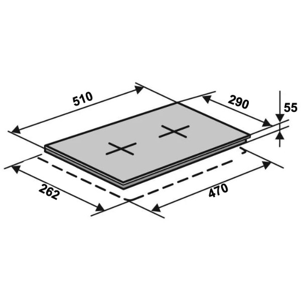 Фото - Варочная панель газовая Ventolux HG 320 CS (X) 7
